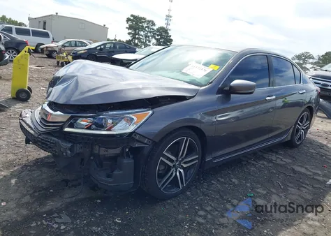 2016 Honda Accord Sport из США, поврежденный, VIN 1HGCR2F57GA106629